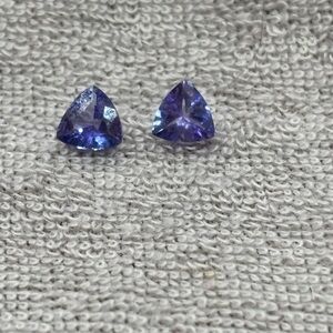 Beautiful Tanzanite gemstones
